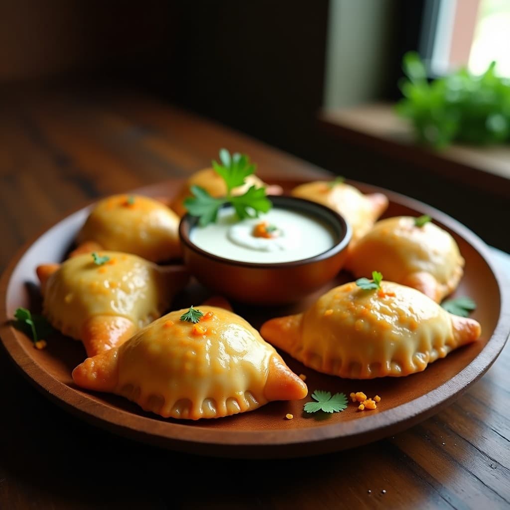 Empanadas de Mandioca Rellena de Pollo al Curry: Receta Brasilera en Airfryer