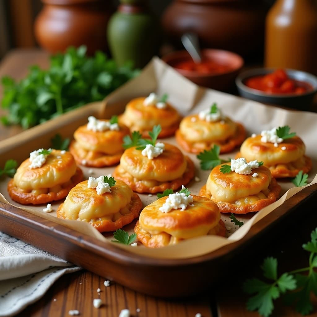 Empanadas de Masarepa con Relleno de Ayote y Queso Fresco: Receta Costarricense al Horno