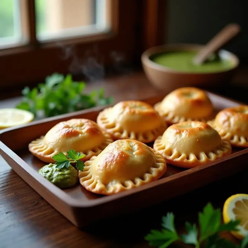 Empanadas de Pescado Blanco y Salsa Verde: Receta Argentina Tradicional en Horno