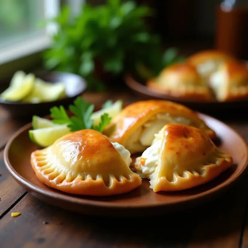Empanadas de Pescado y Queso Crema con Masa de Ñame: Receta Caribeña Sin Gluten