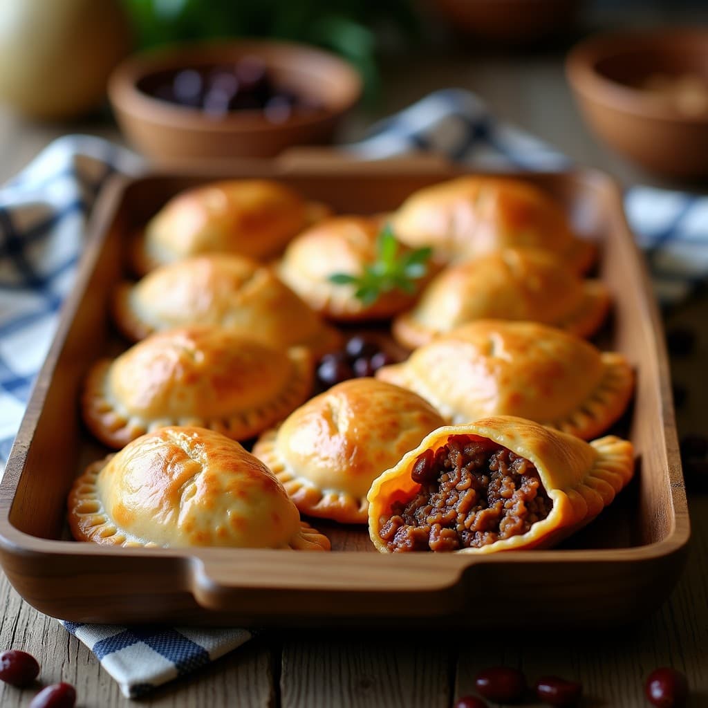 Empanadas de Pino con Carne de Soja y Pasas: Receta Chilena Vegana para Tupper