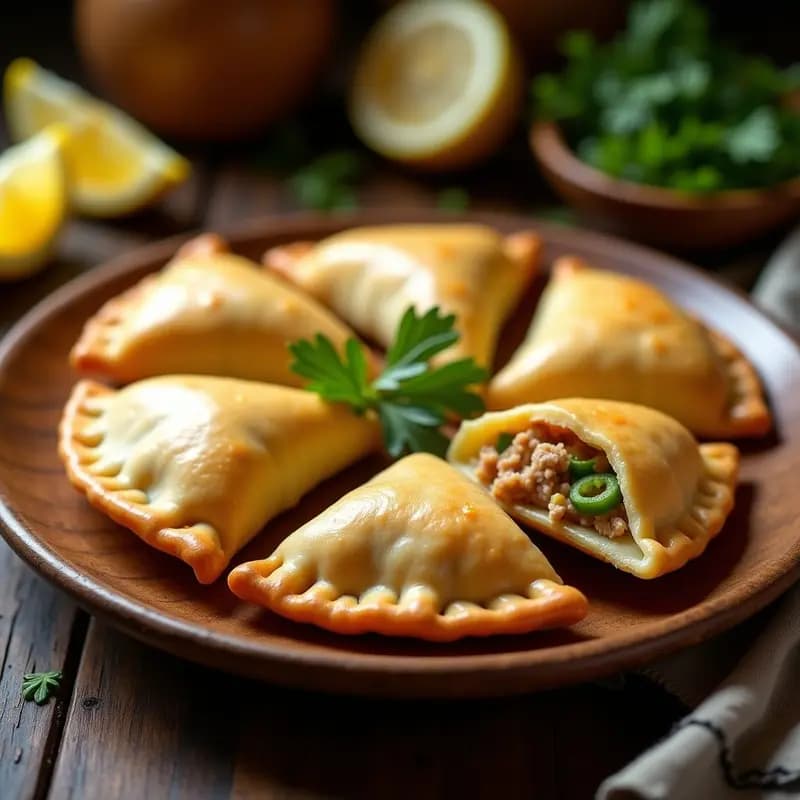 Empanadas de Masa de Yuca con Relleno de Atún y Pimientos: Receta Caribeña en Airfryer
