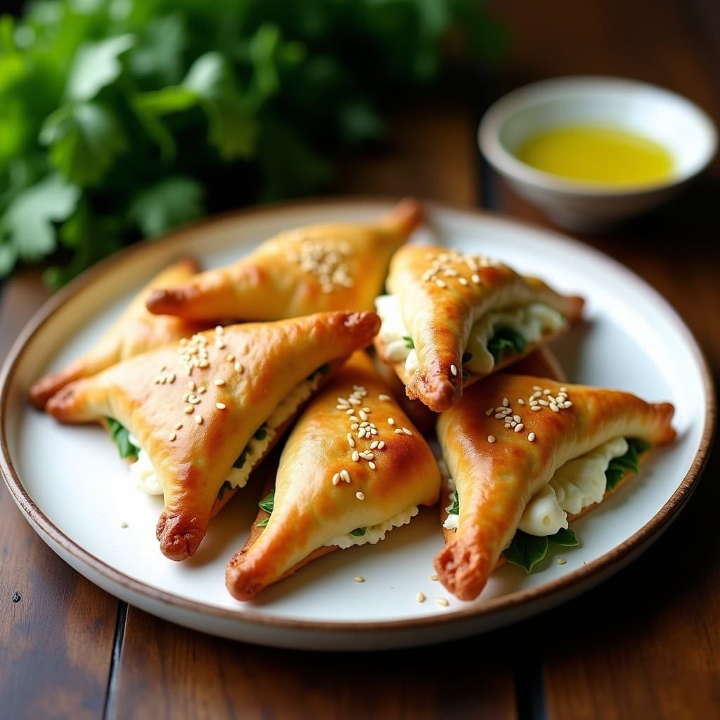 Empanadillas de Berros y Queso de Cabra con Masa de Espelta: Receta Keto en Airfryer