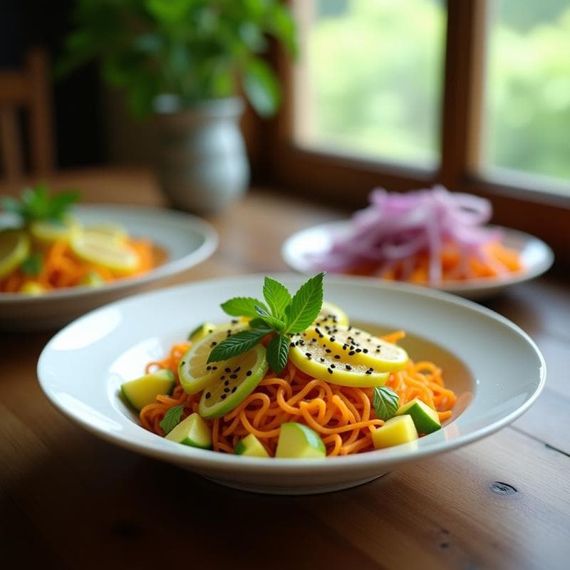 Ensalada de Mango Verde y Zanahoria con Aderezo de Limón y Cilantro: Receta depurativa