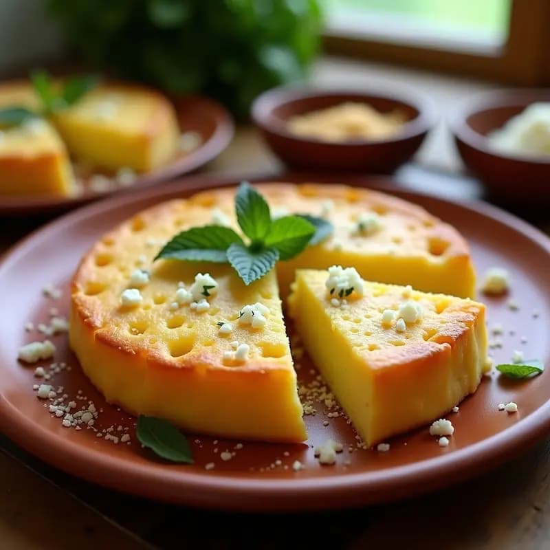 Flao de Menorca con Queso y Hierbas: Postre Tradicional Sin Lactosa