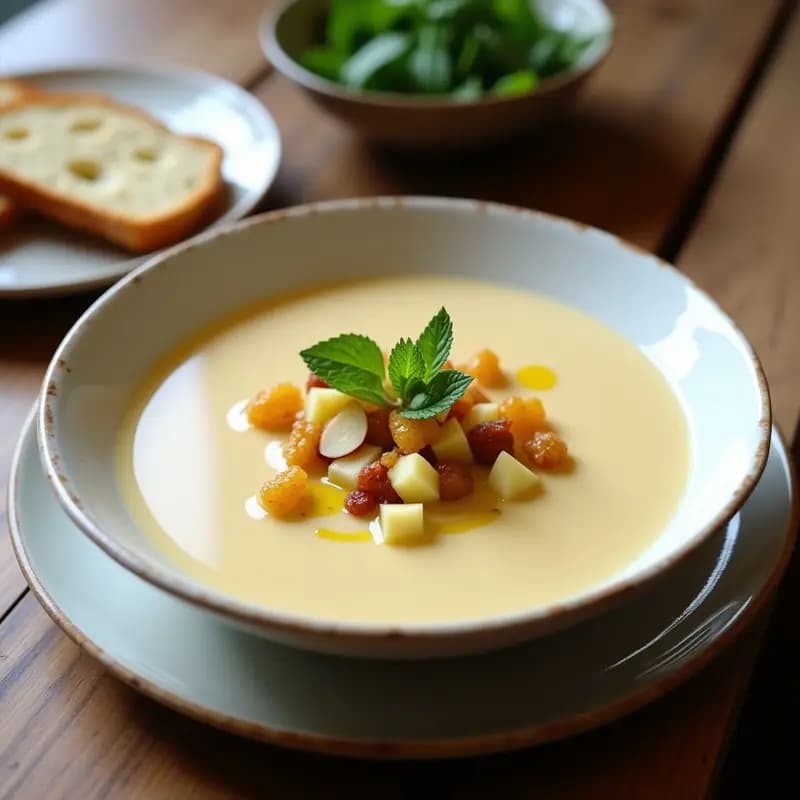Gazpacho Dulce y Salado de Coliflor al Horno: Receta Innovadora y Sin Gluten en 30 Minutos