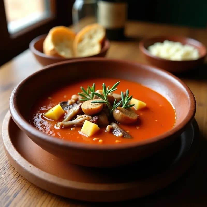 Gazpacho Manchego con Conejo y Setas: Receta de Caza en Olla Lenta