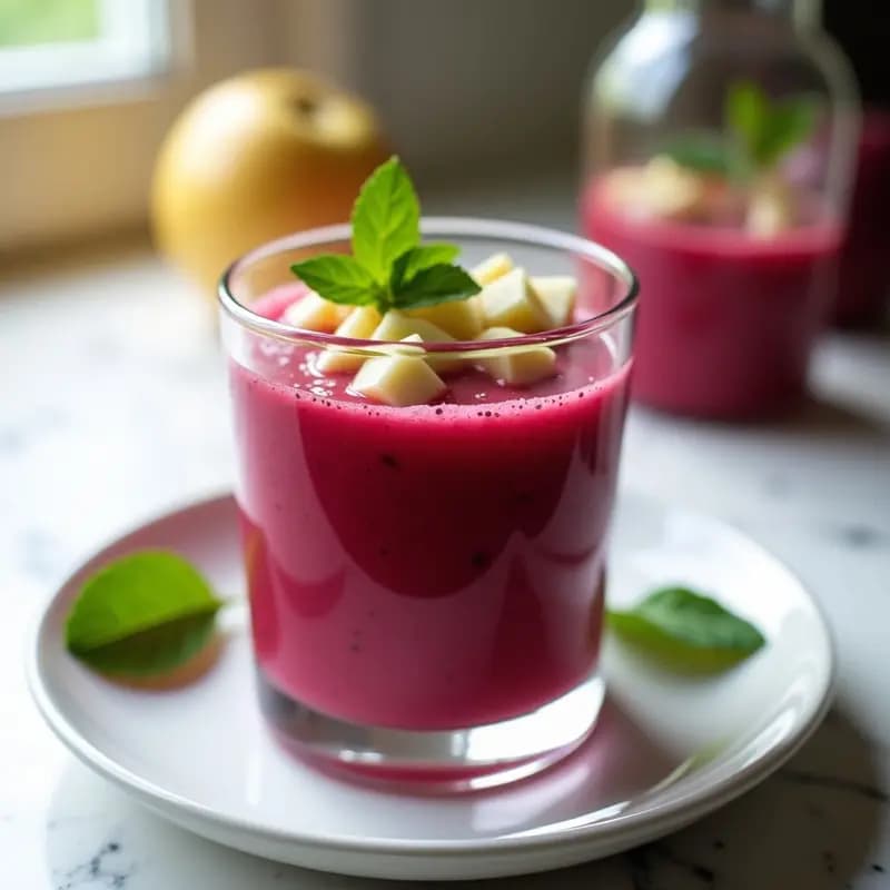 Gazpacho de Remolacha y Manzana: Receta Refreshing Sin Tomate