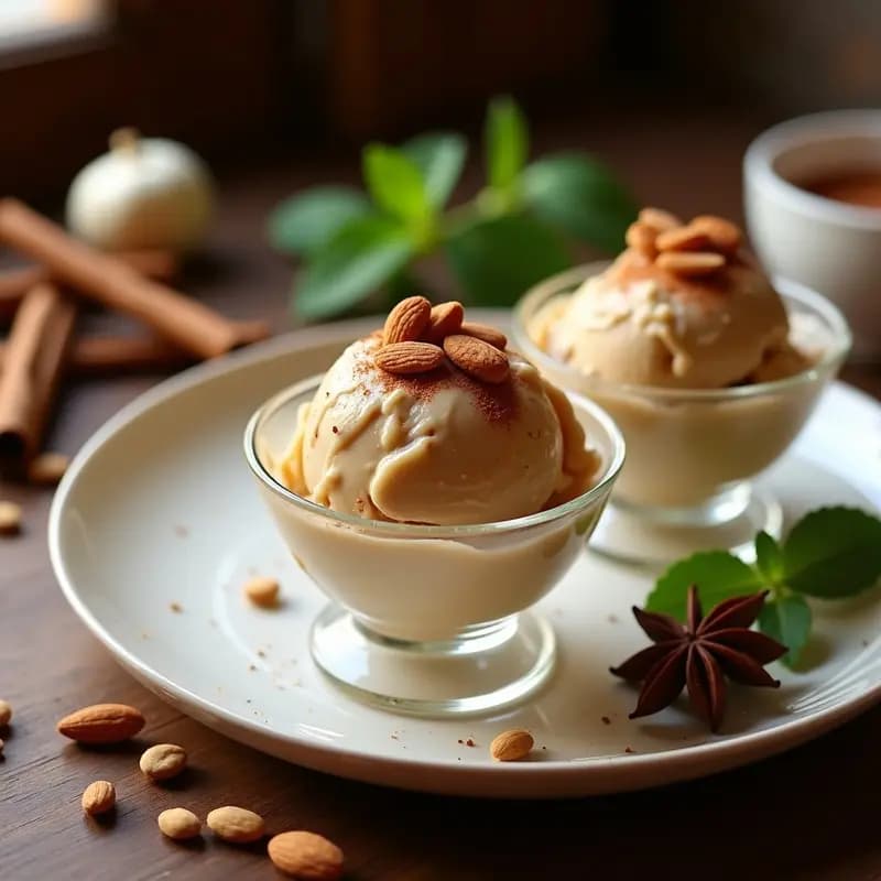 Helado de Té Chai y Leche de Almendras: Receta India Sin Lácteos y con Toque Especiado