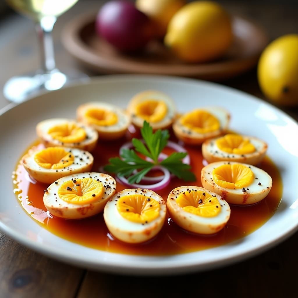 Huevos de Codorniz Escabechados con Pimentón de la Vera: Aperitivo Español en 15 Minutos