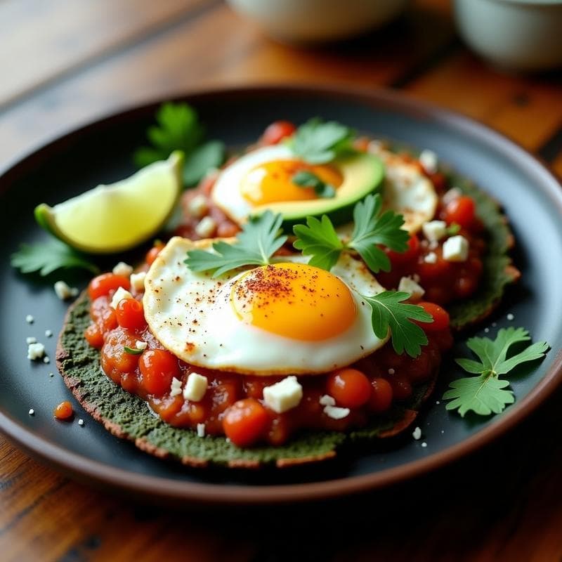 Huevos Rancheros con Tortillas de Algas Nori: Receta Mexicana Keto y Sin Carbohidratos