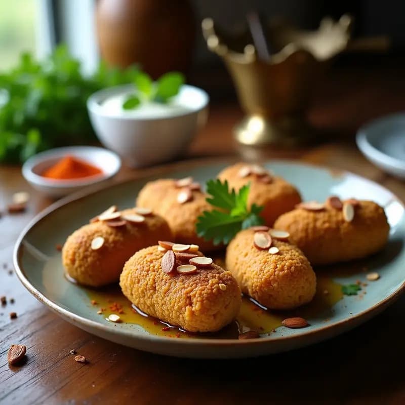 Kibbeh de Cordero y Bulgur: Croquetas Árabes al Horno con Especias Orientales