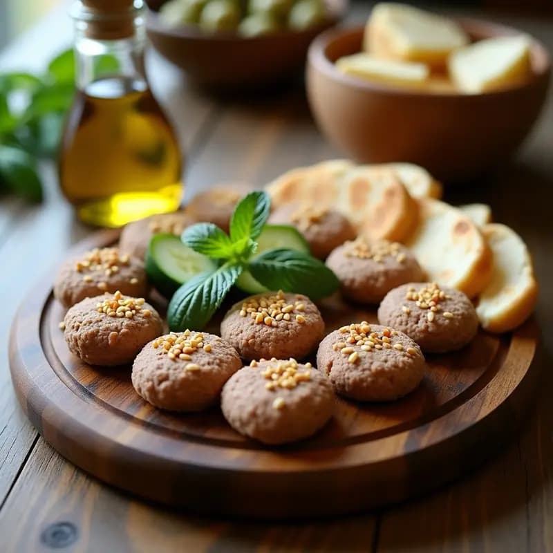 Kibbeh Nayye de Cordero y Bulghur: Entrante Libanes Crudo y Especiado