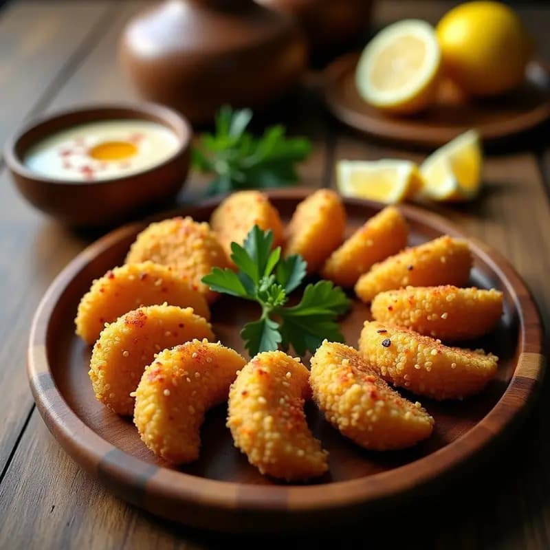 Kibeh de Quinoa y Carnes Frías: Aperitivo Líbano Vegano con Toque Crujiente