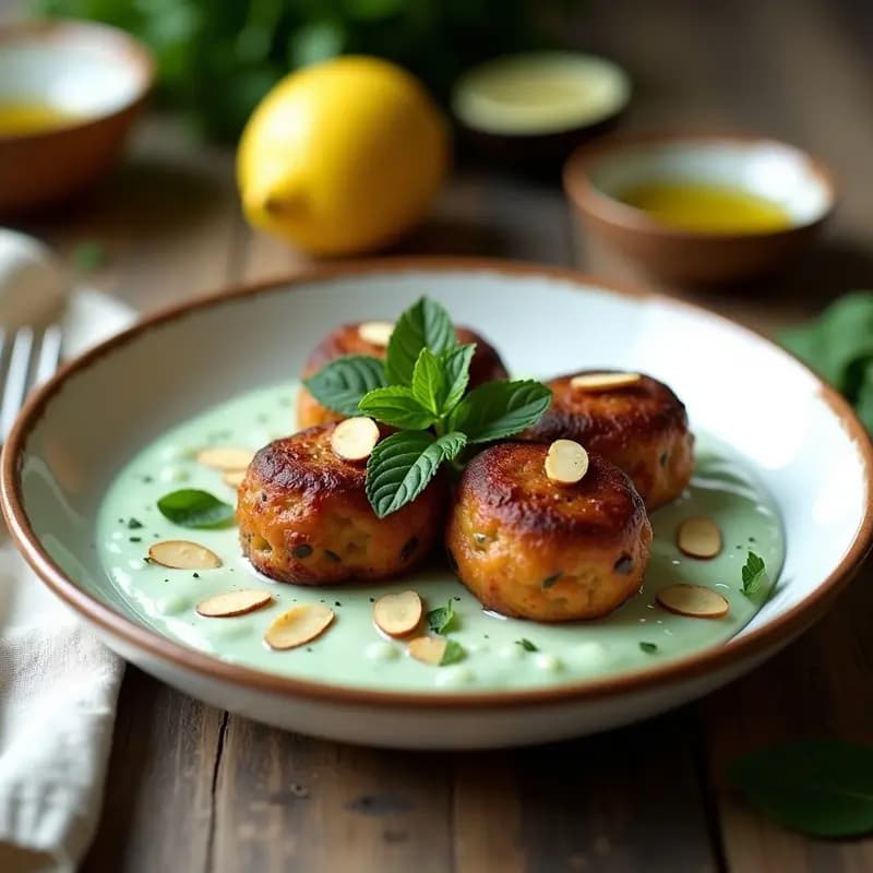 Kofta de Cordero con Yogur de Pepino y hierba Mentha: Receta de Grecia Alta en Hierro