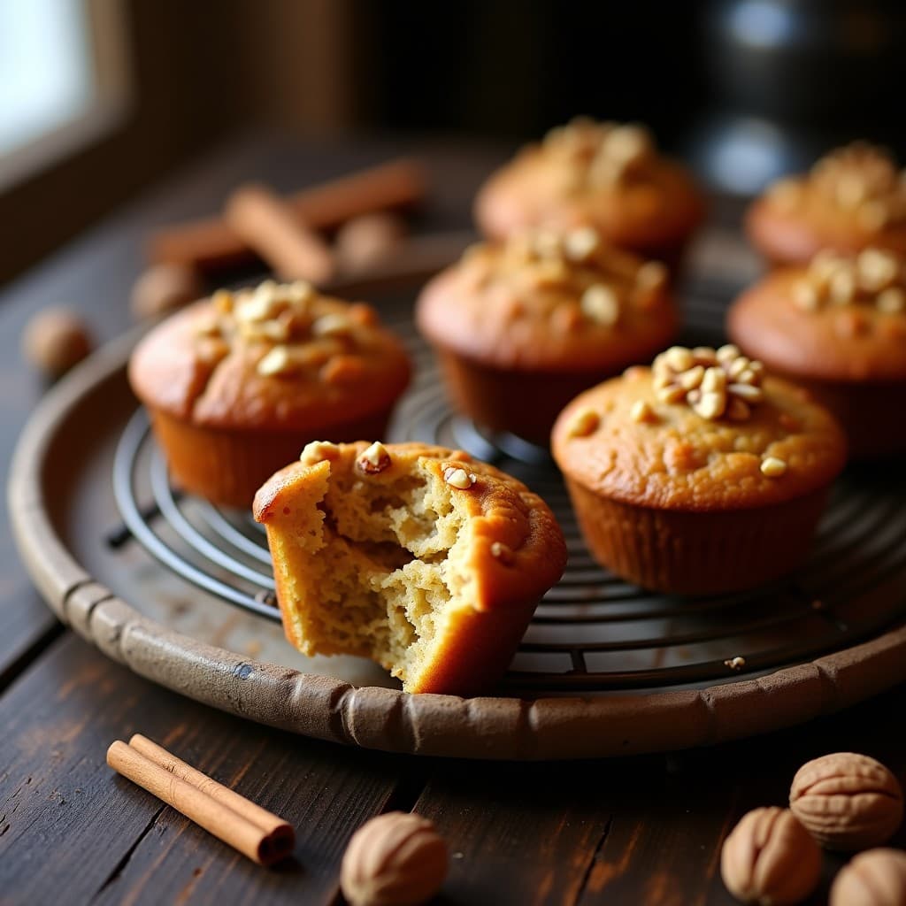 Magdalenas de Harina de Castaña y Canela: Postre Sin Gluten y Keto para Meriendas