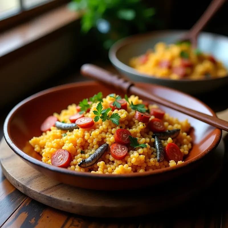 Migas con Chorizo y Sardinas: Receta Extremeña de Aprovechamiento
