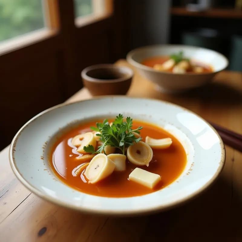Miso Soup con Ostiones y Tofu Sedoso: Receta Japonesa Marina y Alta en Zinc