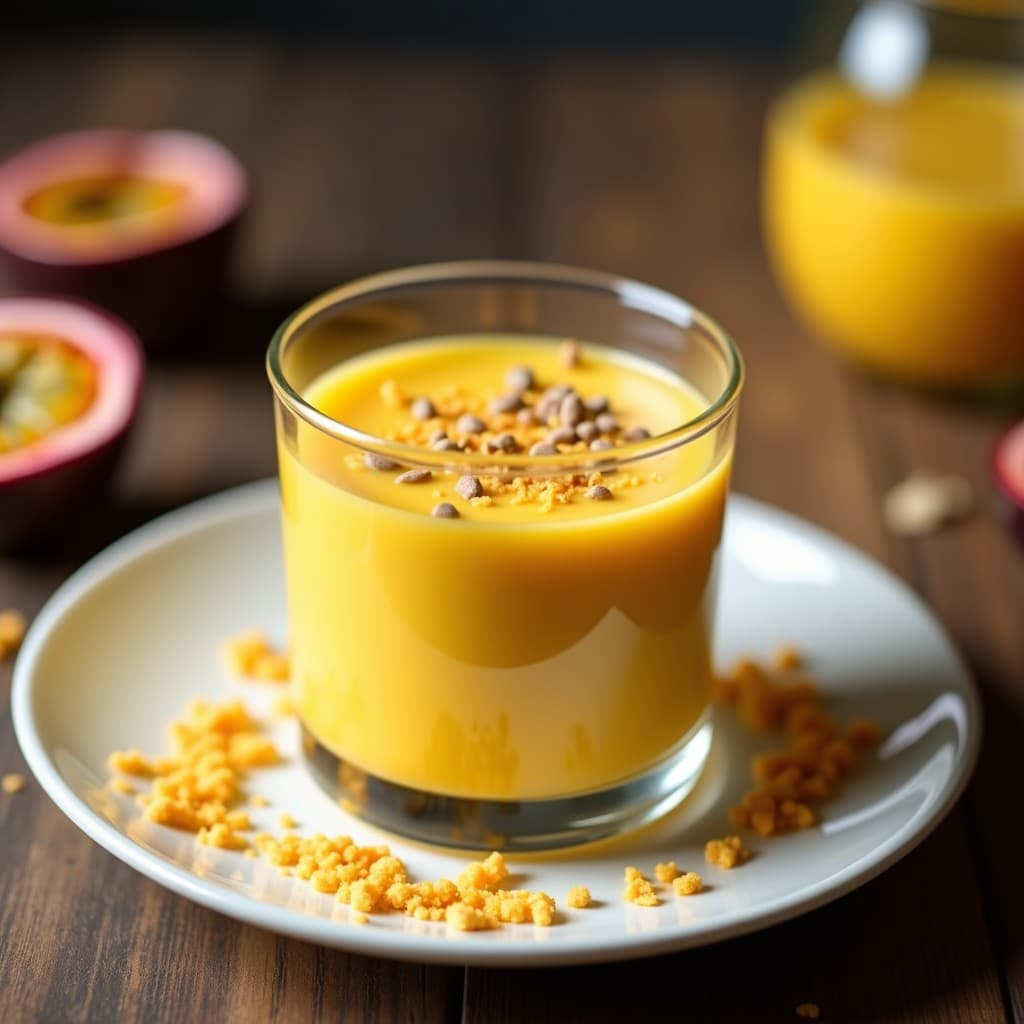 Mousse de Maracuyá y Aquino: Postre Brasileño Sin Azúcar y Sin Horno en Thermomix