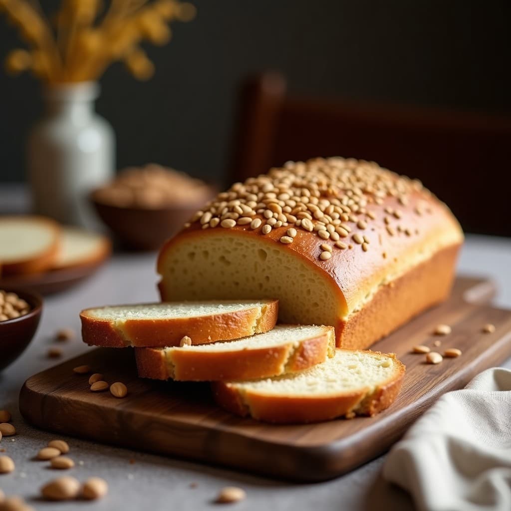 Pan de Centeno y Semillas de Lino con Levadura Natural: Receta Sin Gluten en Maquina de Pan