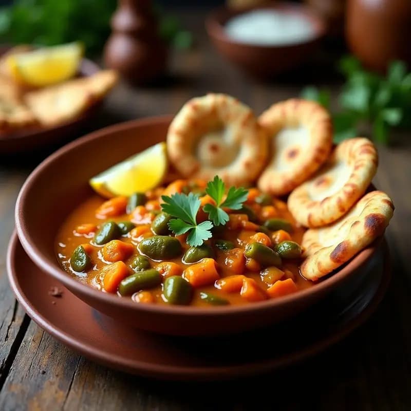 Pao Bhaji Indio con Pan de Boniato: Receta de Mumbai en Olla Exprés
