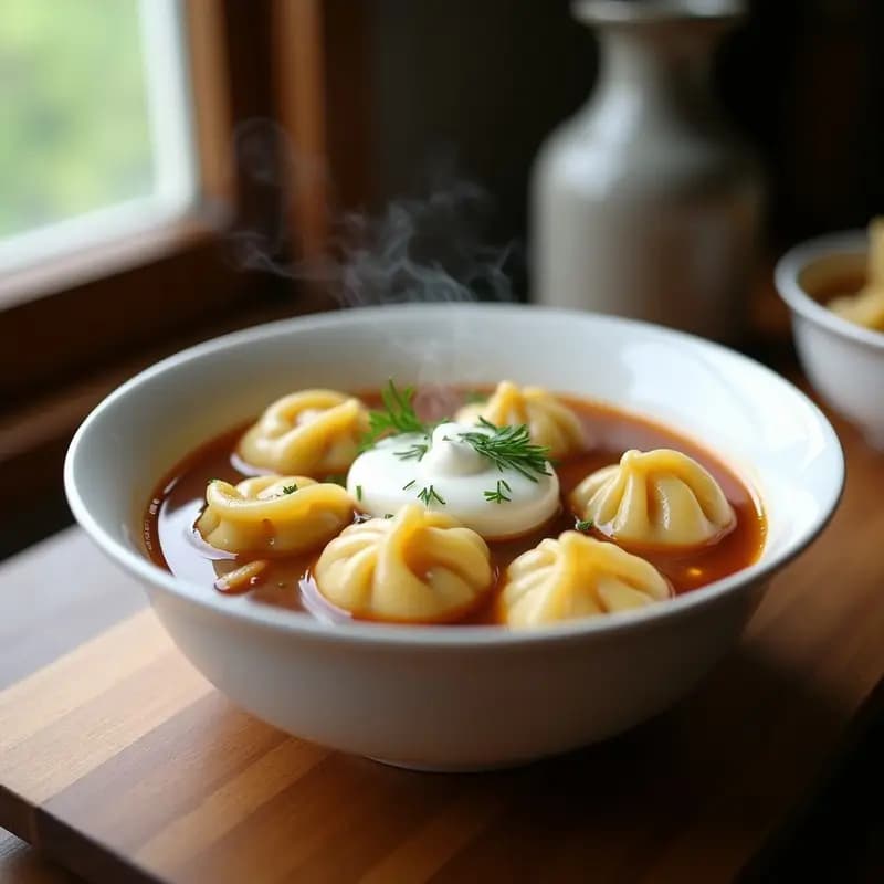 Pelmeni Rusos de Carne y Cebolla: Receta Tradicional en Olla Lenta