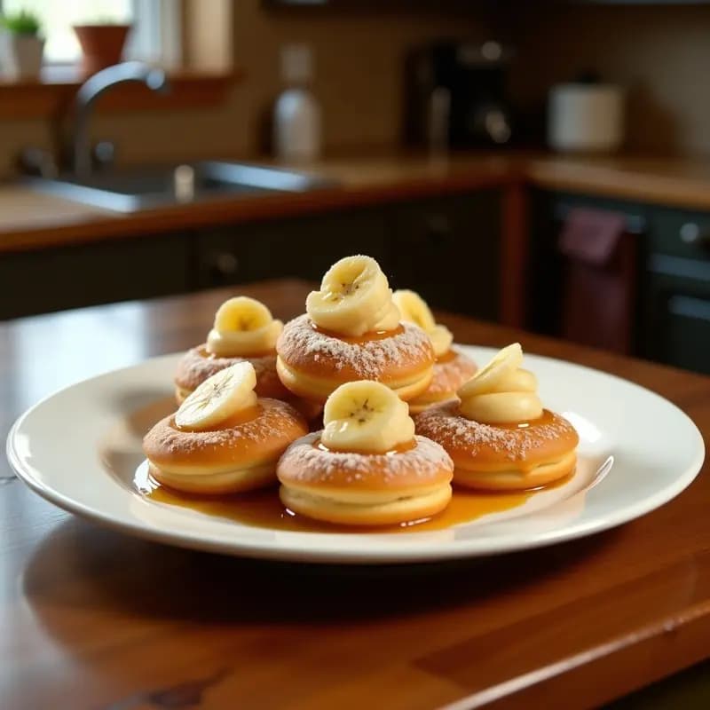 Piononos de Plátano Macho y Caramelo de Coco: Postre Puerto Riqueño Sin Harina