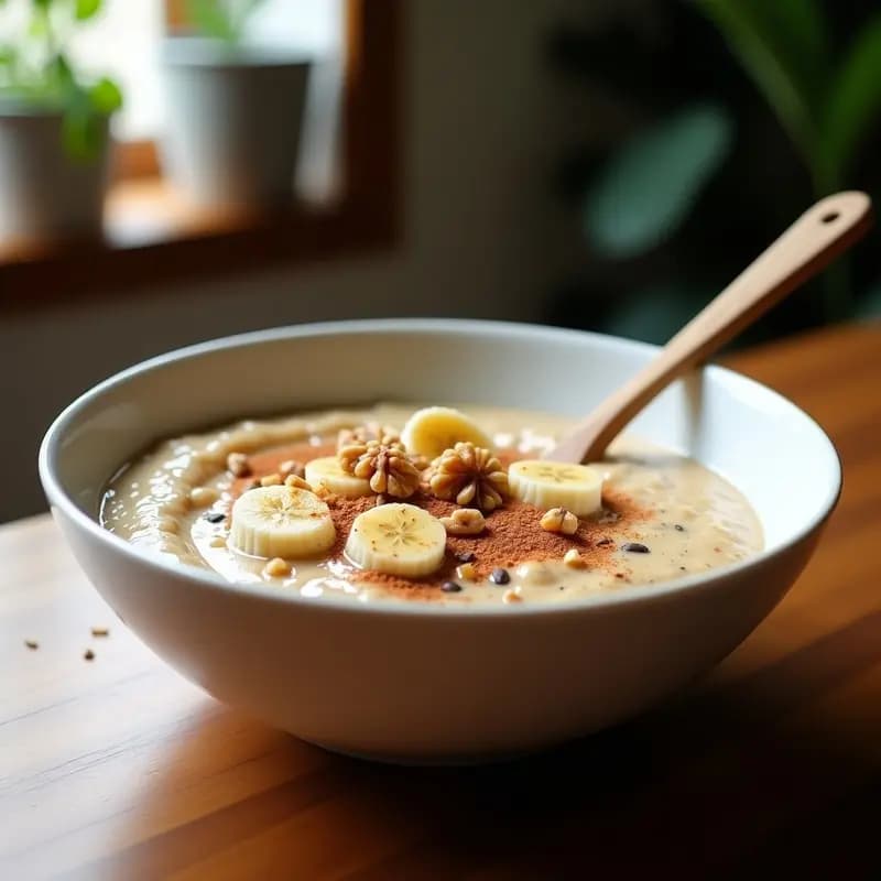 Porridge de Quinoa con Leche de Tigernut y Canela: Desayuno Sin Gluten y Sin Lactosa en 10 Minutos