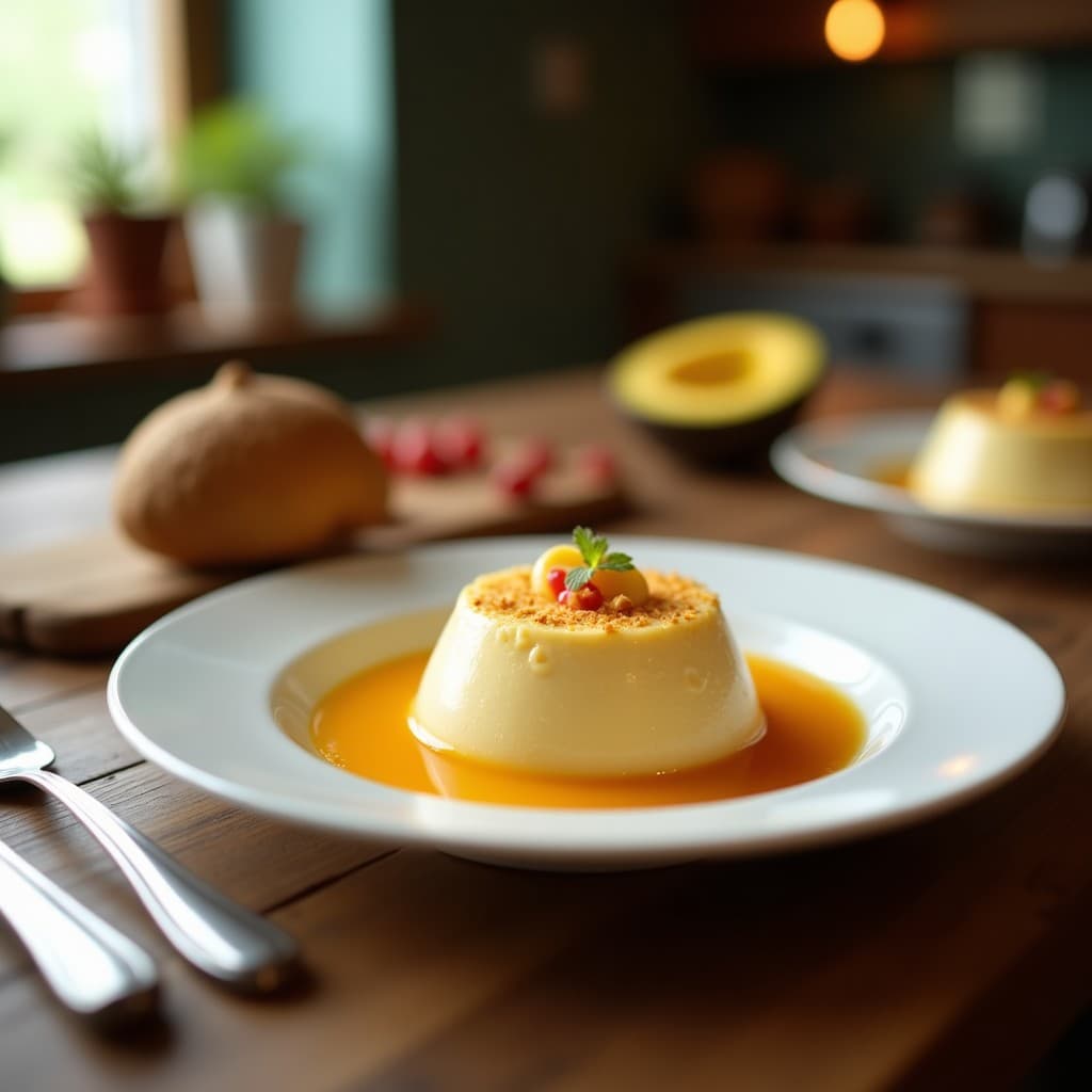 Pudín de Lino Dorado y Coco: Postre Sin Horno y Sin Lácteos con Toque Tropical