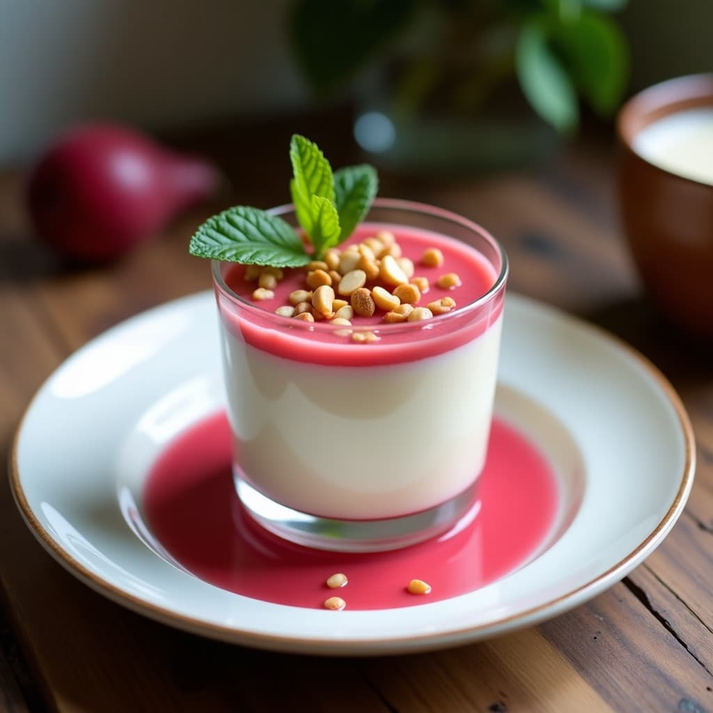 Pudín de Mijo y Leche de Anacardo con Compota de Higo Chumbo: Postre Sin Lácteos y Alto en Magnesio