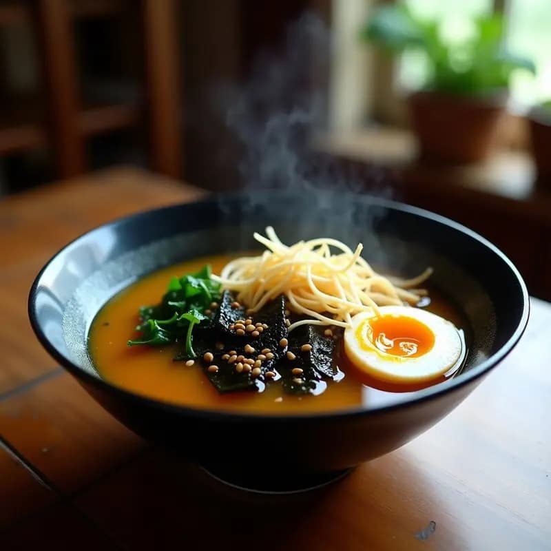Ramen de Caldo de Huesos con Chuño y Espinacas: Receta Boliviana Keto y Reconfortante