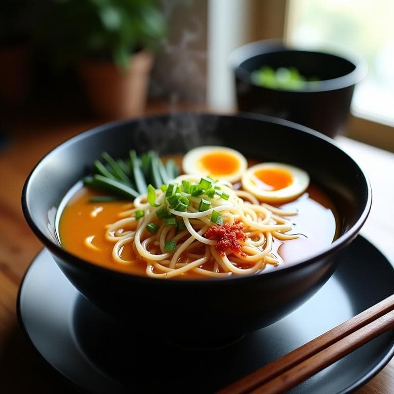 Ramen de Caldo Óseo con Huevos Marinado: Receta Japonesa Alta en Proteína en Thermomix