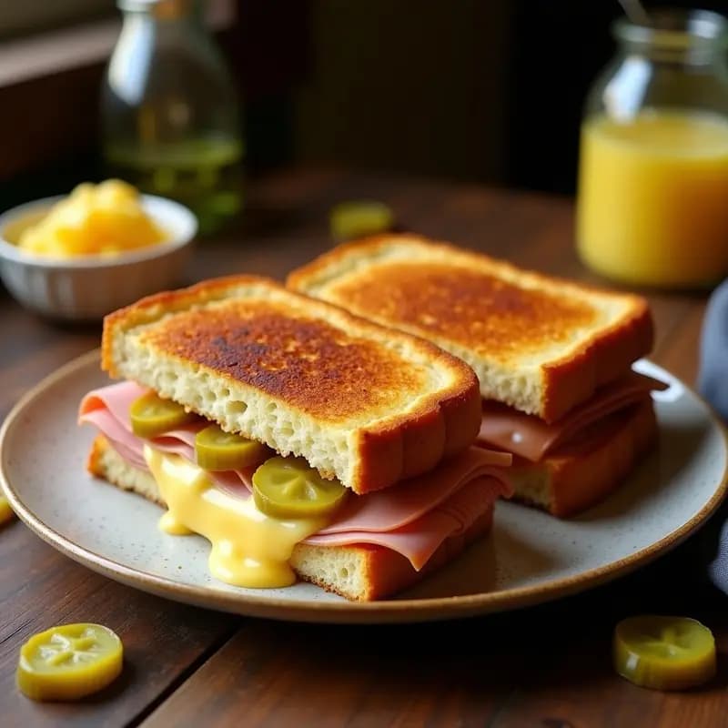 Sándwich de Cubano con Leche de Cerdo, Jamón y Queso Suiza: Receta Cubana Contundente