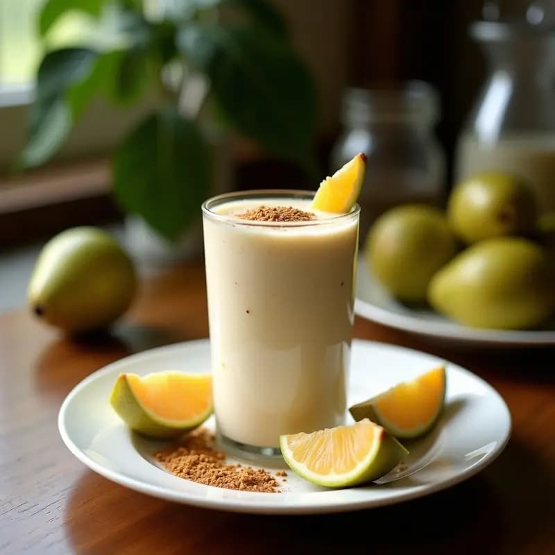Smoothie de Guayaba y Chía con Leche de Coco: Bebida Colombiana Energética