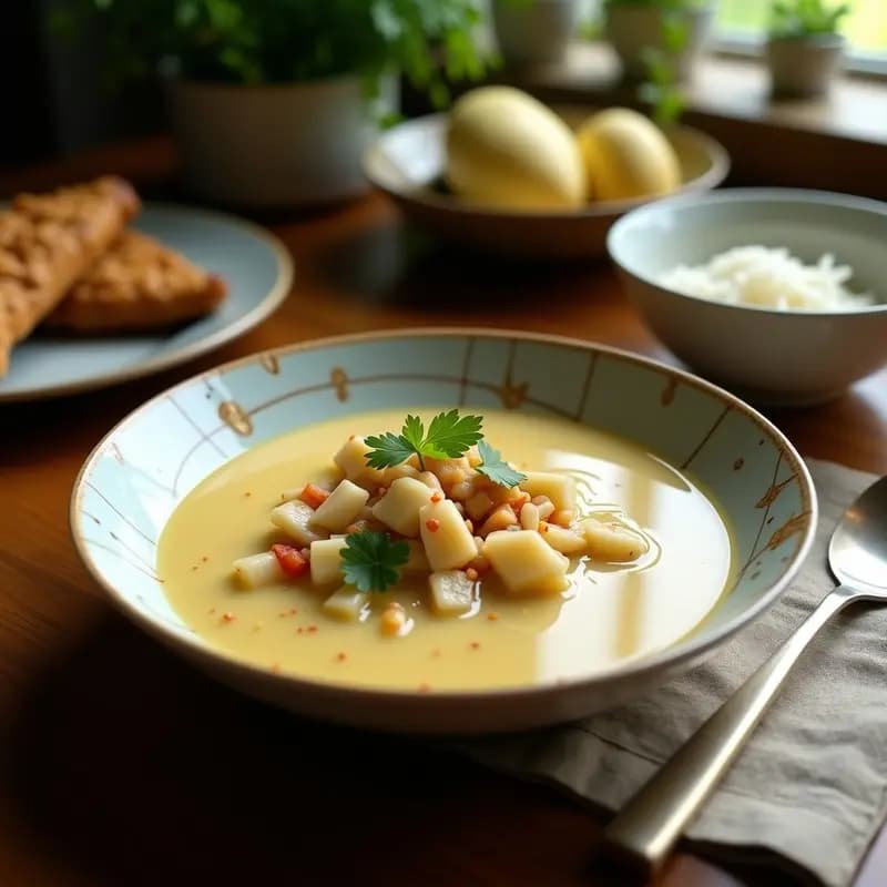 Sopa de Cangrejo y Coco con Jengibre y Cilantro: Receta Sri Lankesa Keto en 20 Minutos