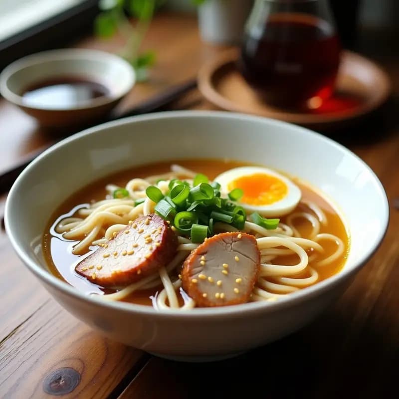 Sopa de Fideos de Arroz con Cerdo y Huevo: Receta China de Desayuno en 20 Minutos