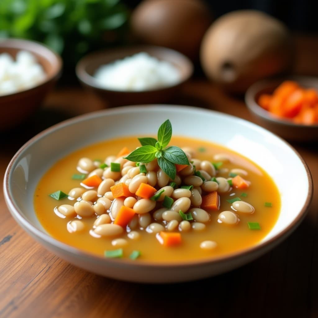 Sopa de Frijoles Mungo y Coco: Receta India en Thermomix Depurativa y Light