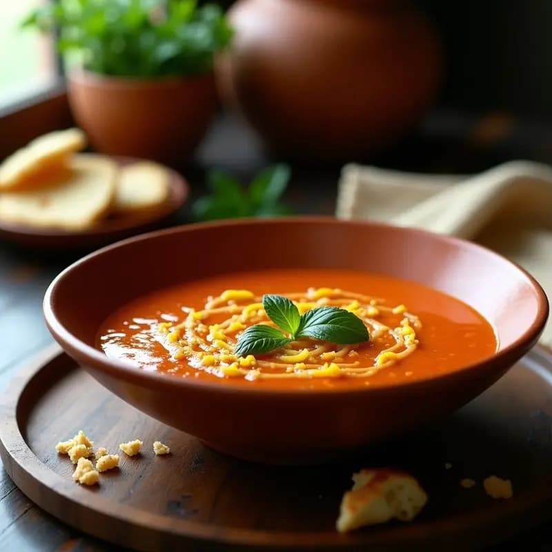Sopa de Lentejas Rojas con Jengibre y Limón: Receta Ortodoxa Griega Vegana