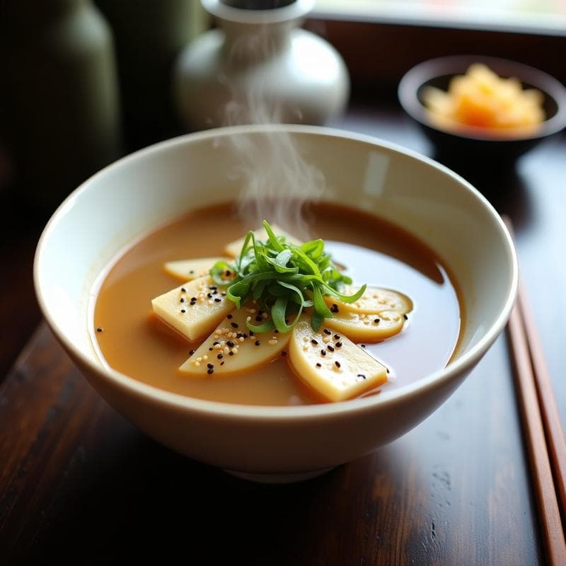 Sopa de Misos y Raíz de Loto: Receta Japonesa Depurativa en Olla Express