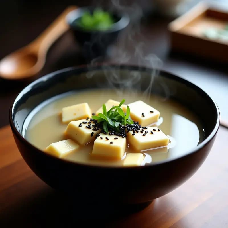 Sopa de Misozuke con Tofu y Alcachofas: Receta Japonesa Detox y Sin Lactosa