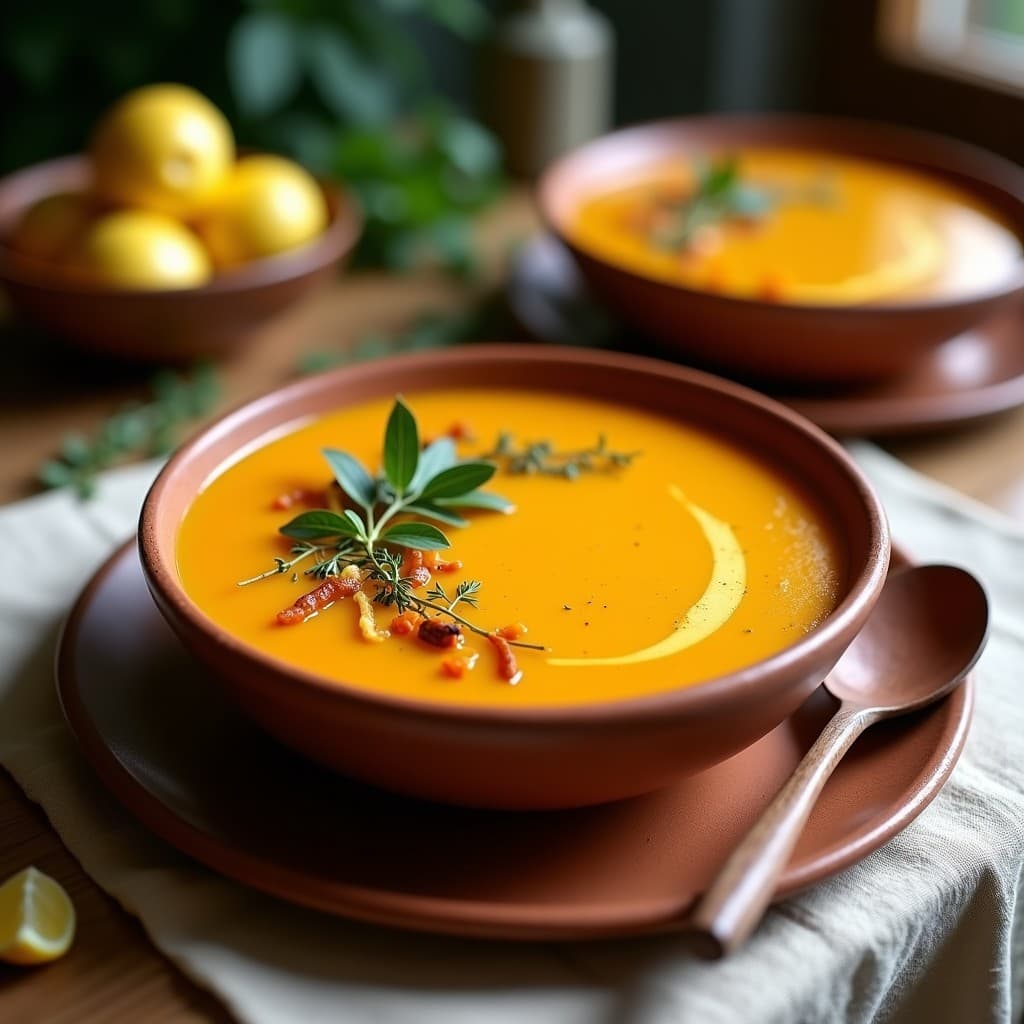 Sopa de Tomate y Cúrcuma: Receta Turca en Thermomix con Toque de Yahoo y Limón