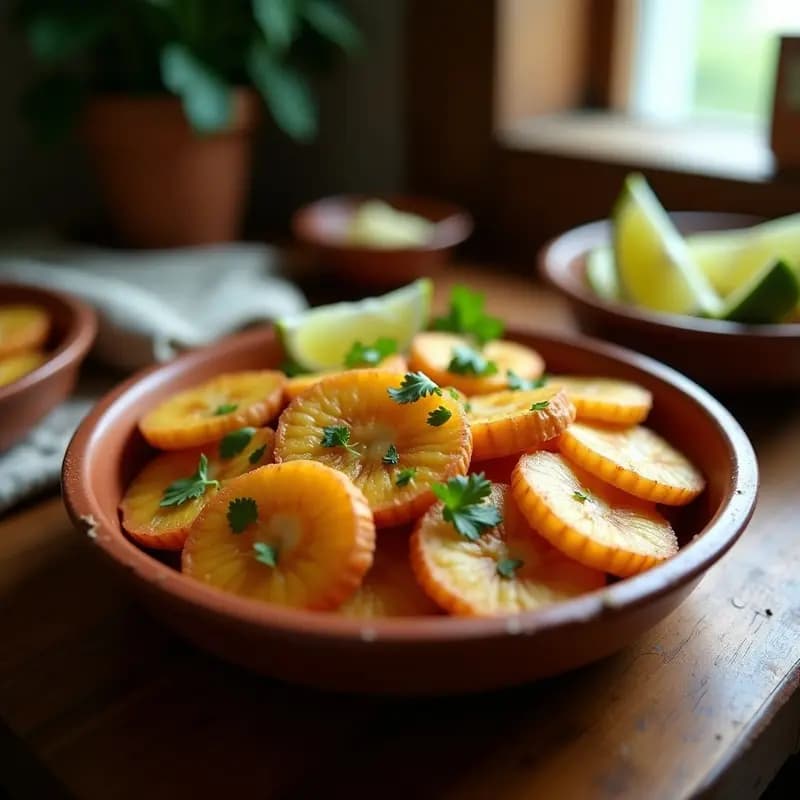 Surgados de Plátano Macho y Queso de Cabra: Aperitivo Dominicano Crujiente en Airfryer