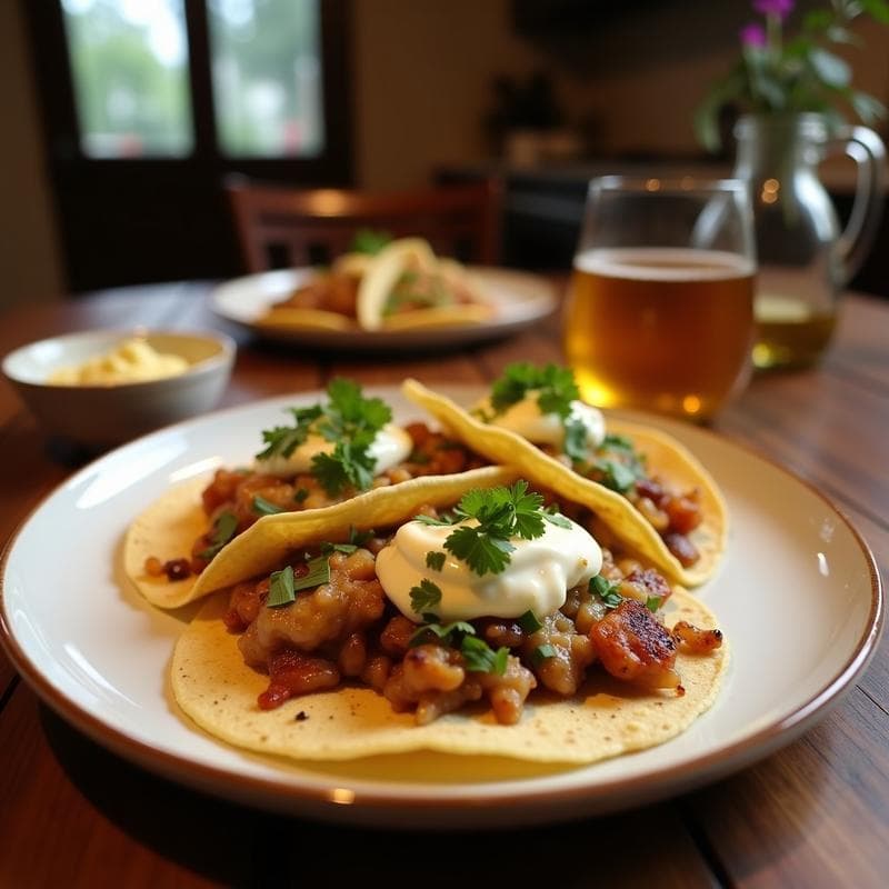 Tacos de Chirivía y Raíces Asadas con Salsa de Tahini: Receta Vegana en Airfryer Alta en Fibra