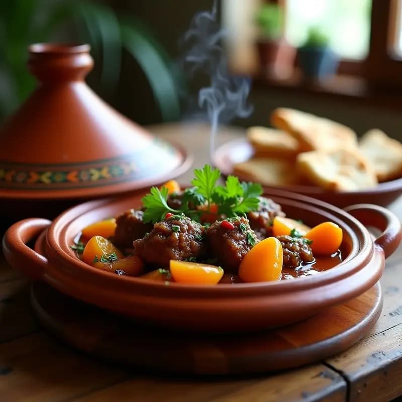 Tajine de Cordero con Ciruelas Pasas: Receta Marroquí de Sabor Dulce-Salado