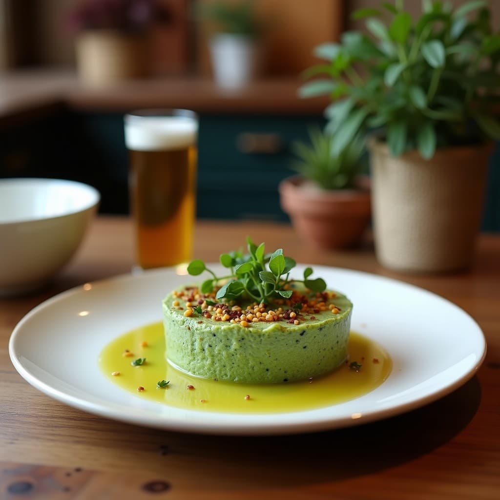 Tartaleta de Algas Spirulina y Queso de Anacardos: Entrante Vegano Alto en Hierro en 15 Minutos