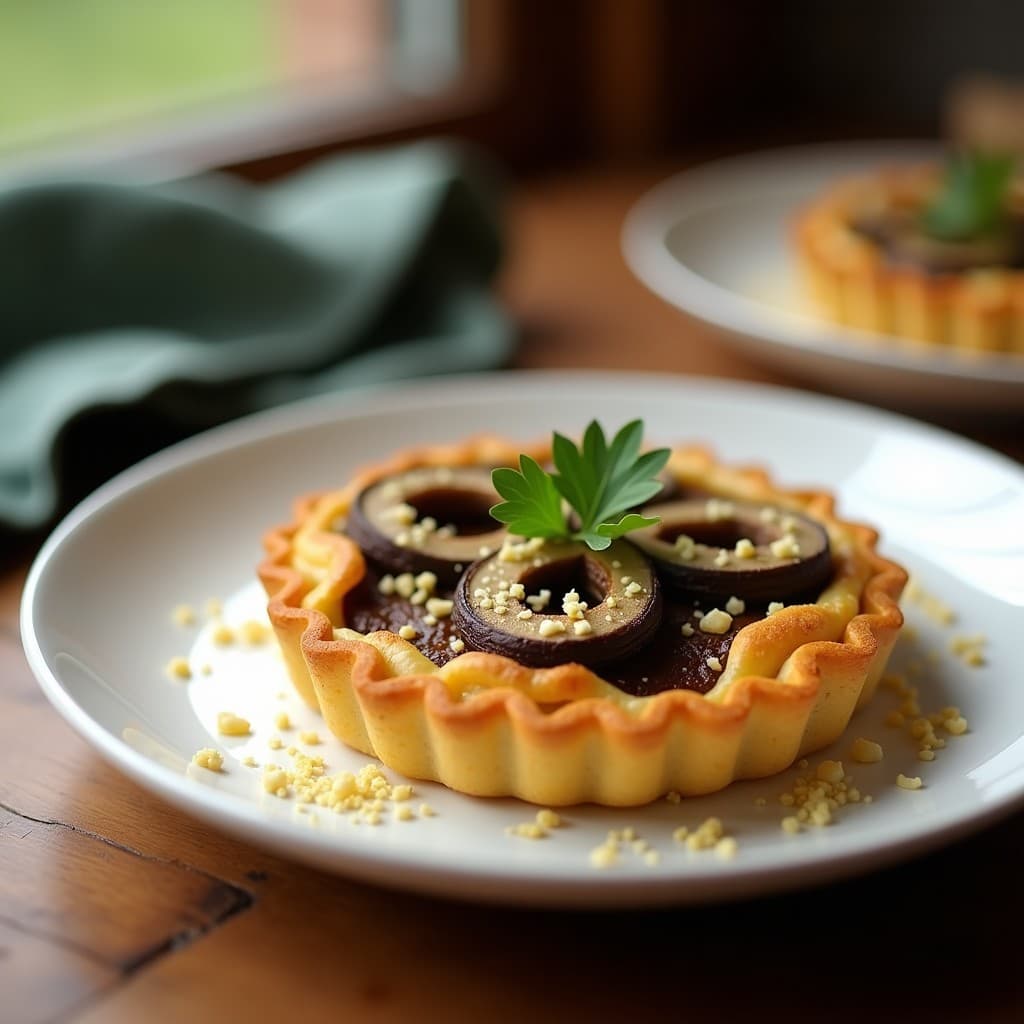 Tartaleta de Arroz Salvaje y Setas Portobello: Receta en Airfryer Sin Gluten y Umami