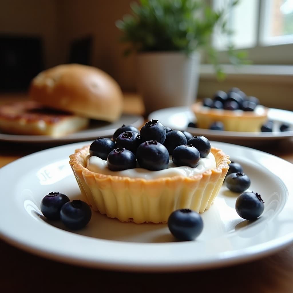Tartaleta de Mijo y Arándanos con Crema de Coco: Postre Vegano Sin Gluten en Thermomix
