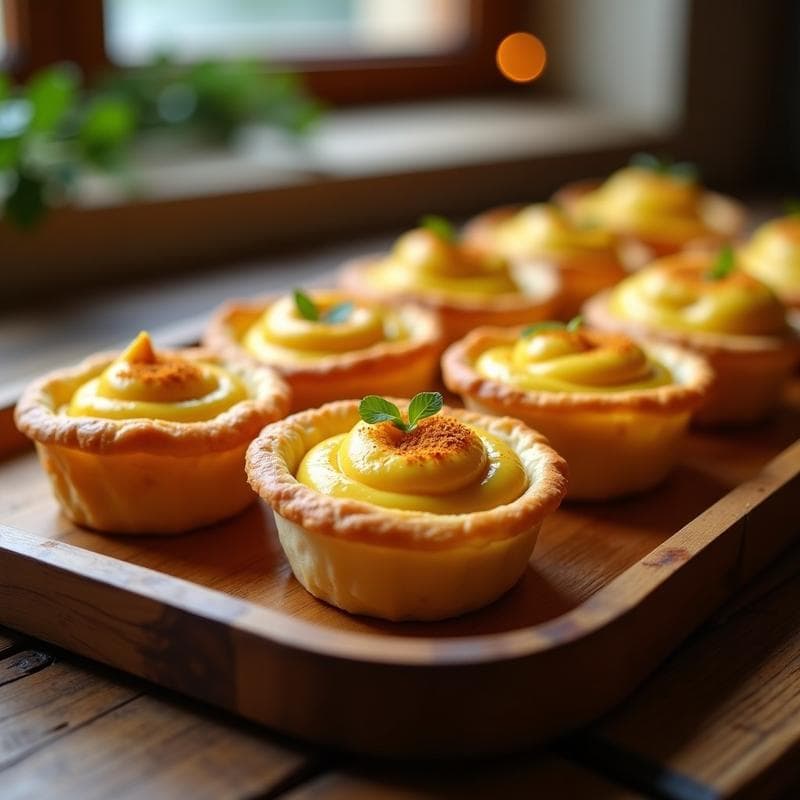 Tartaletas de Hojaldre Sin Gluten con Relleno de Pollo al Curry: Receta Francesa para Fiestas
