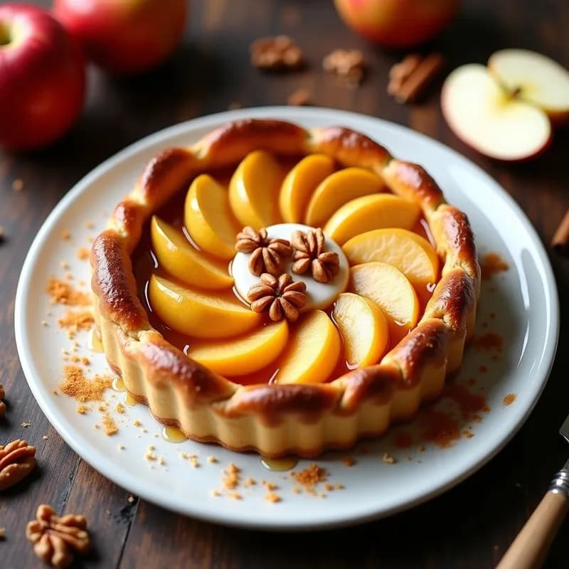 Tartín de Manzana Vegano: Receta Sin Horno y con 4 Ingredientes