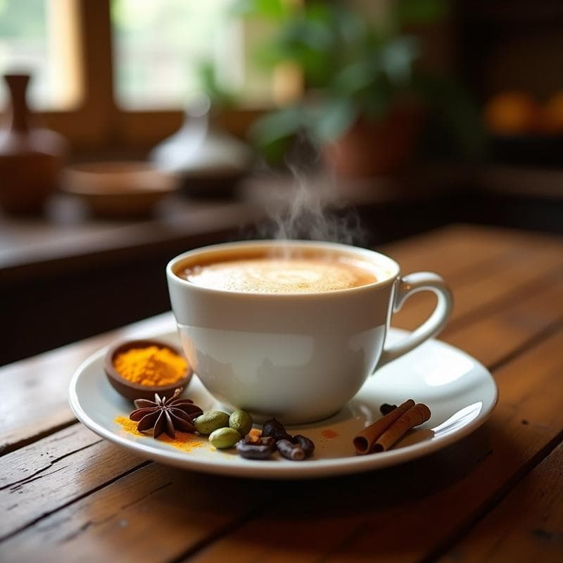 Té Chai Especiado con Leche de Corzo: Bebida India Antiinflamatoria en 5 Minutos